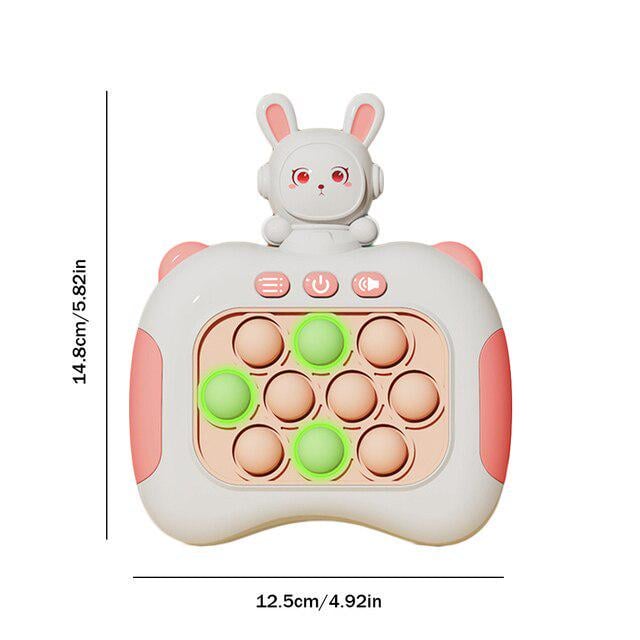 Интерактивная игрушка Quick Push Game Pop It Rabbit Blue (12370379) - фото 2 Интерактивная игрушка Quick Push Game Pop It Rabbit Blue (12370379) - фото 2