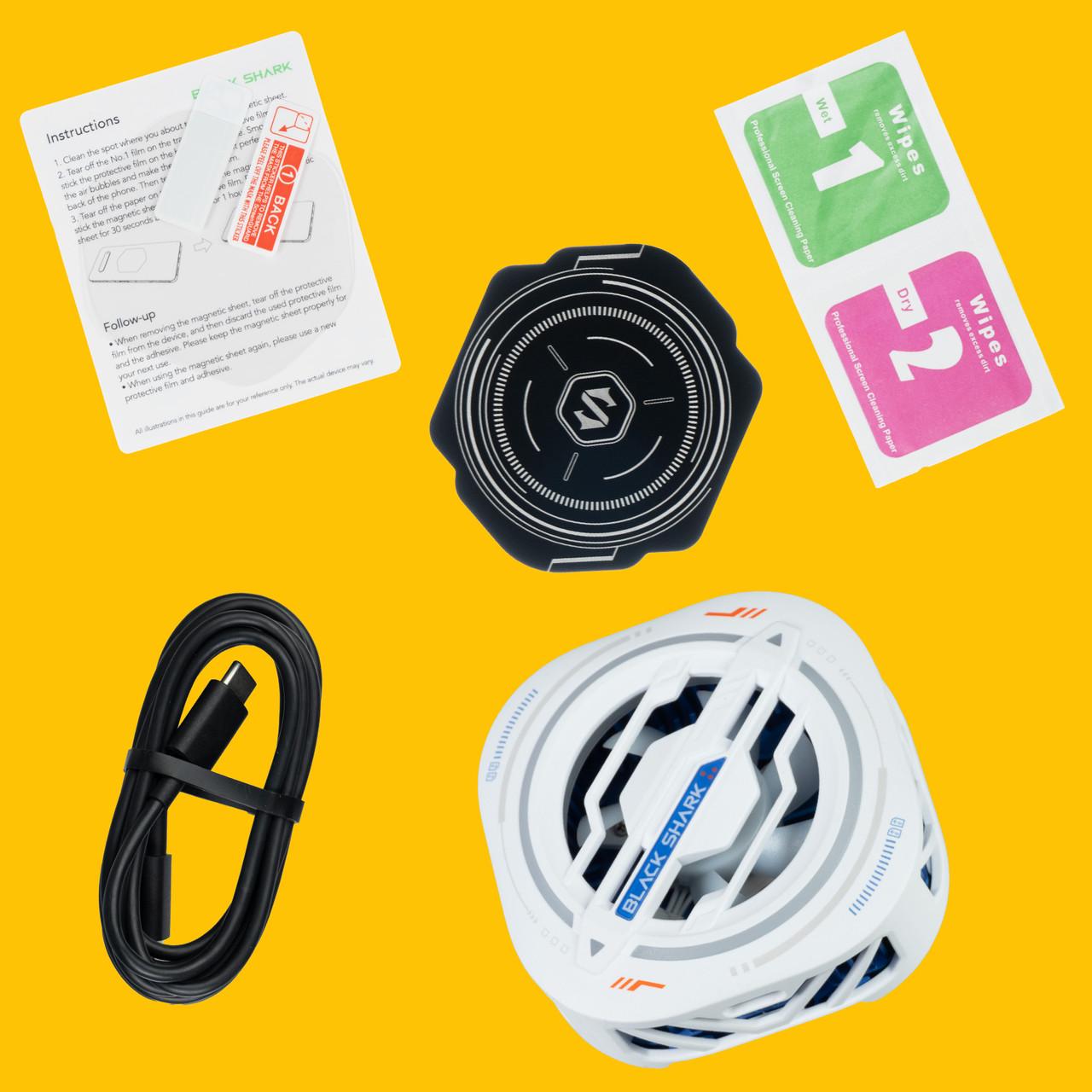 Кулер для телефона/планшета Black Shark MagCooler 3 Pro RGB магнитный White (1949353671) - фото 8 Кулер для телефона/планшета Black Shark MagCooler 3 Pro RGB магнитный White (1949353671) - фото 8