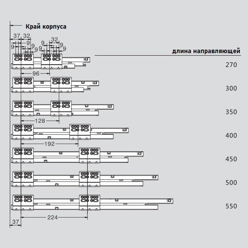 Комплект тандембокс Muller Box profi line 450x127 мм Белый (73577) - фото 7 Комплект тандембокс Muller Box profi line 450x127 мм Белый (73577) - фото 7