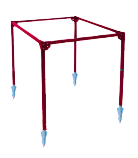 Опора для рослин SIMBUD металевий 60 см RAL3005 (87998654) - фото 1 Опора для рослин SIMBUD металевий 60 см RAL3005 (87998654) - фото 1