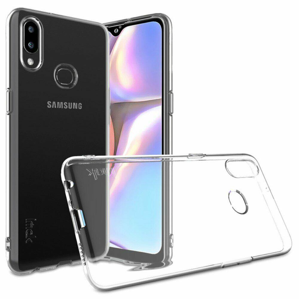 Чехол Silicone Case WS Samsung A10s (A107) Прозрачный