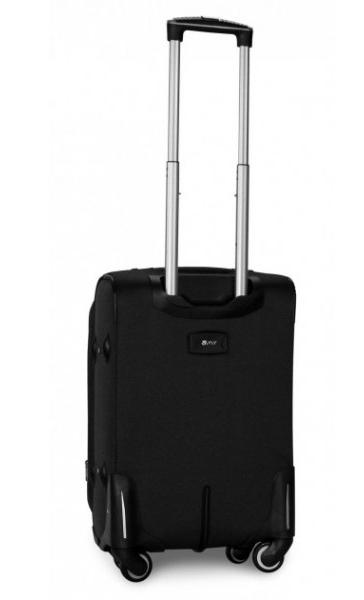 ᐉ Чемодан тканевый Fly 6802 S маленький на 4 колесах Черный ...