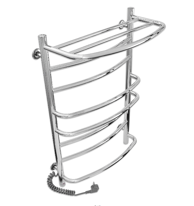 Полотенцесушитель Laris Евромикс П8 500х800 мм с полкой подключние слева сенсор (73207692)