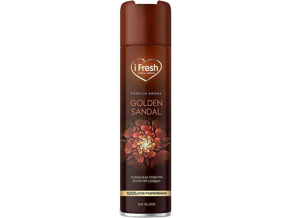 Освежитель воздуха iFresh premium Золотой сандал 300 мл (843046) Освежитель воздуха iFresh premium Золотой сандал 300 мл (843046)