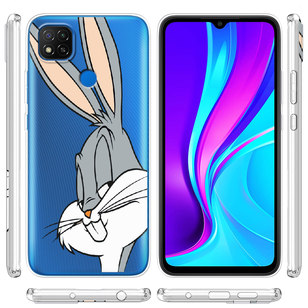 Чохол Boxface Xiaomi Redmi 9C Lucky Rabbit Прозорий силікон (40879-bk81-40879) - фото 3