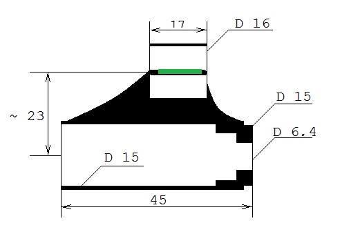 Мушка "Латэк" универсальная для винтовок Hatsan/Kral/Torun/Crosman/XTSG (1449805178) - фото 4