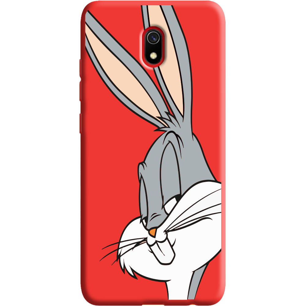 Чехол Boxface Xiaomi Redmi 8A Lucky Rabbit Красный силикон (38341-bk81-38672)