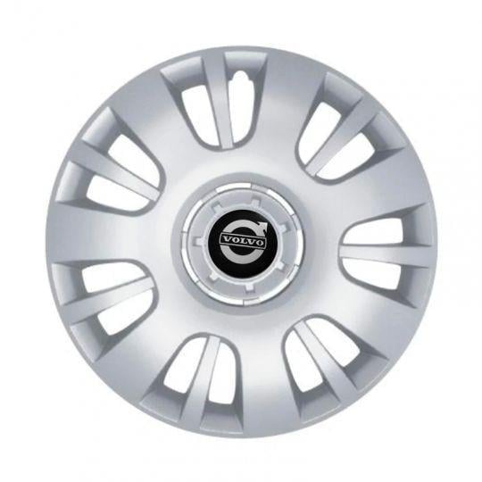 Автомобильные колпаки SKS 407 R16 с логотипом Volvo 4 шт. Серебристый