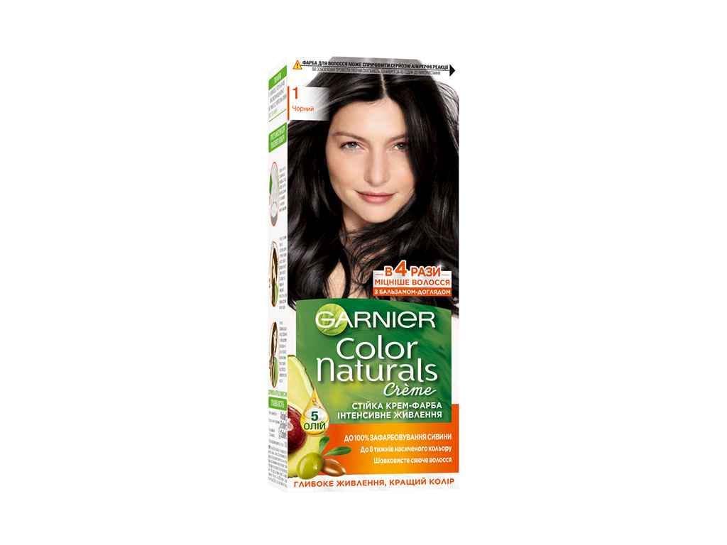Крем-фарба Garnier стійка Color Naturals тон 1 Чорний (111837)