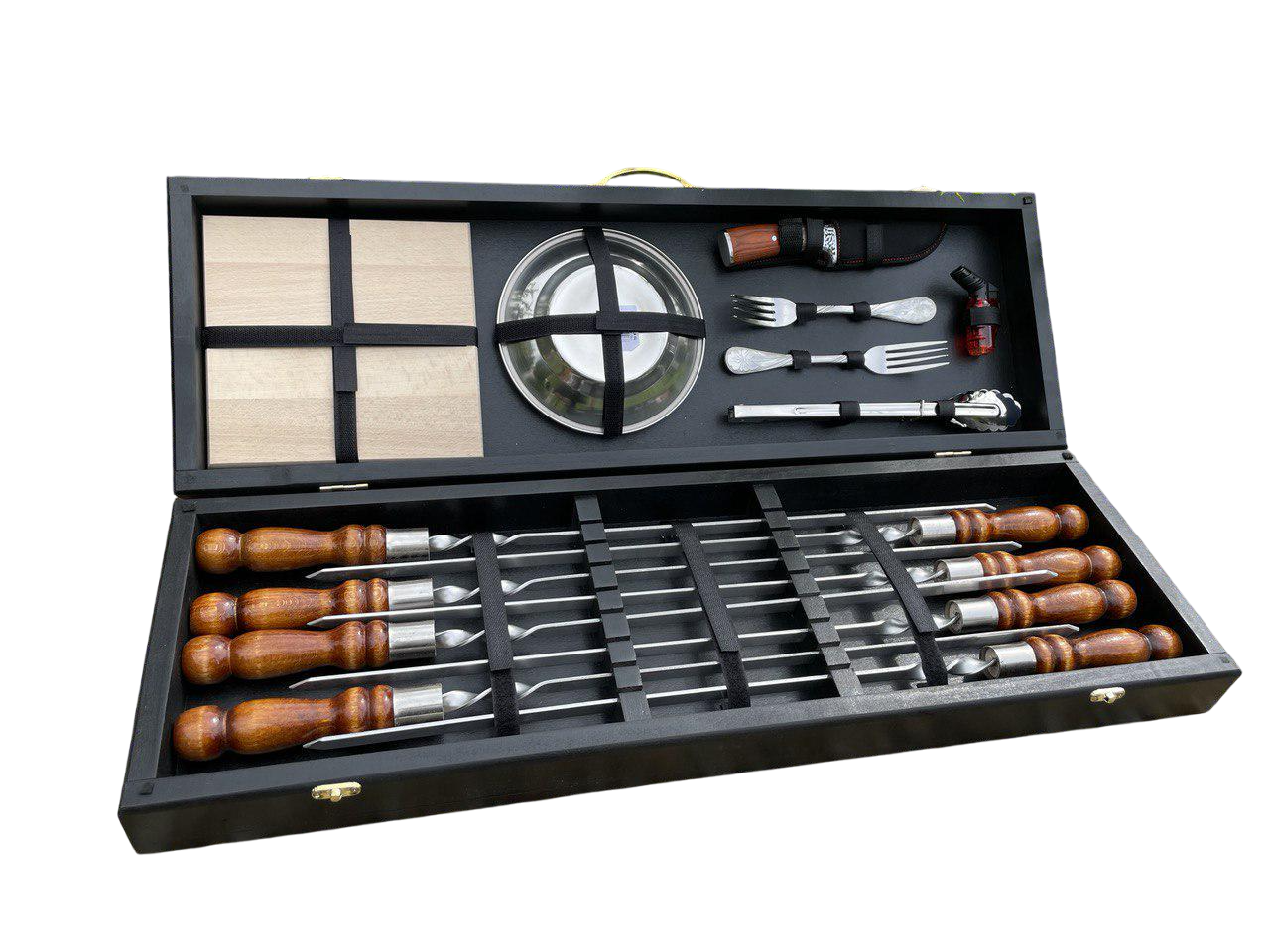 Набір шампурів у кейсі