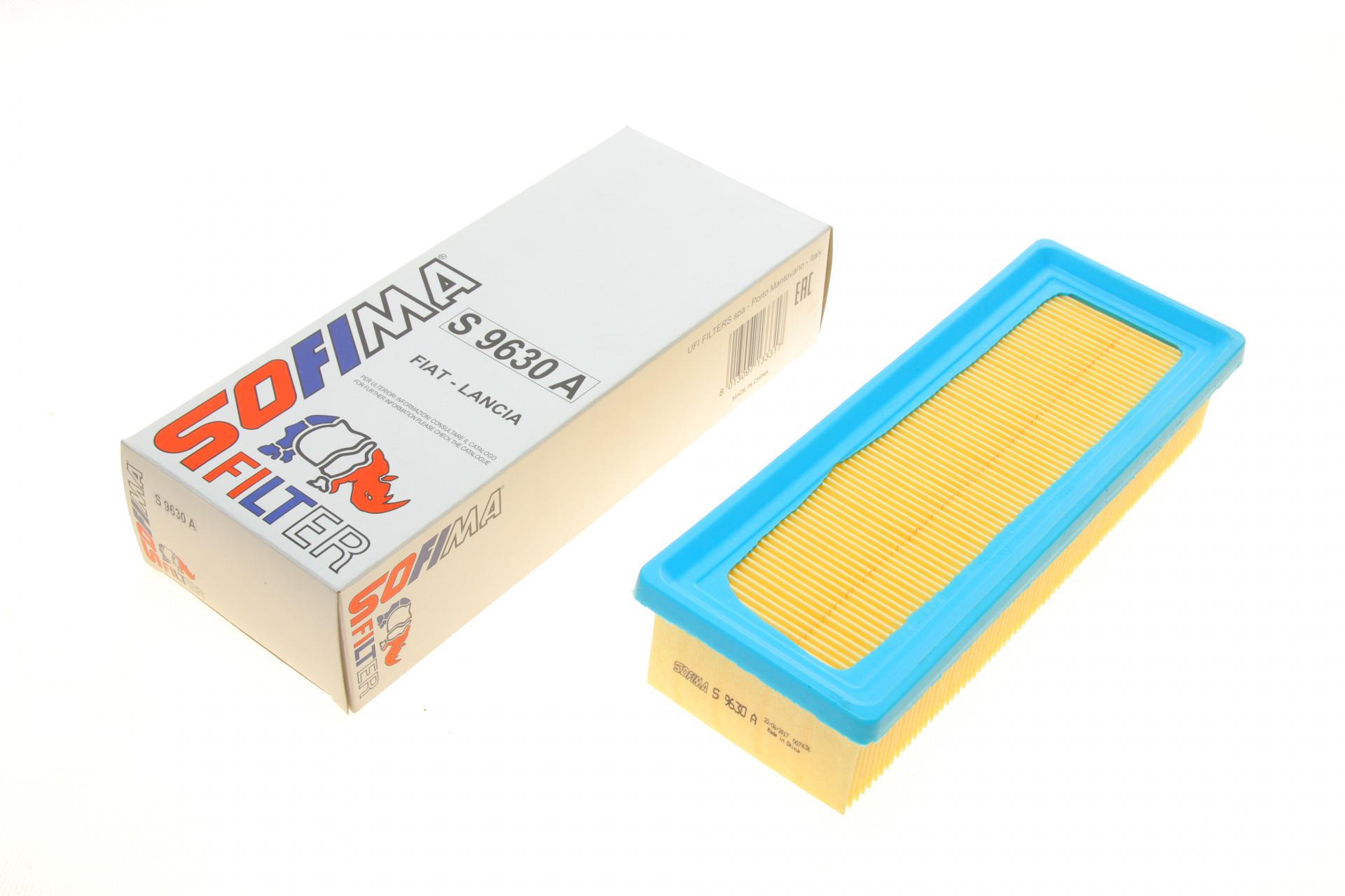 Фільтр повітряний SOFIMA для Fiat Tempra/Tipo 1,4/1,6 90-96- (S 9630 A)