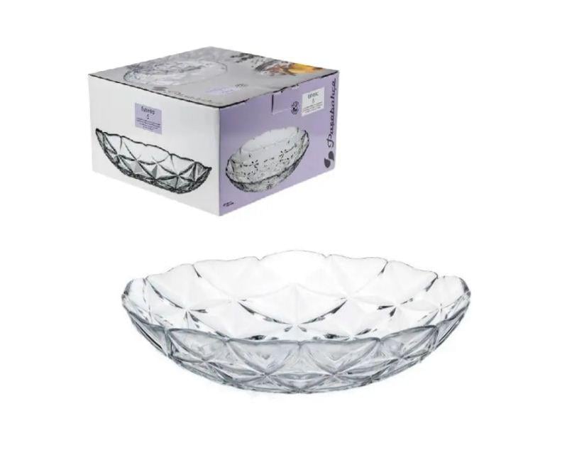 Набор глубоких стеклянных тарелок Pasabahce Estrella 10693 6 шт. 220 мм