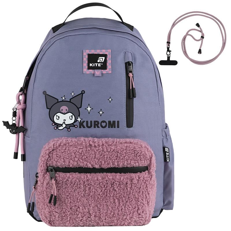 Рюкзак KITE teens котик Kuromi 41 см (HK25-949M)