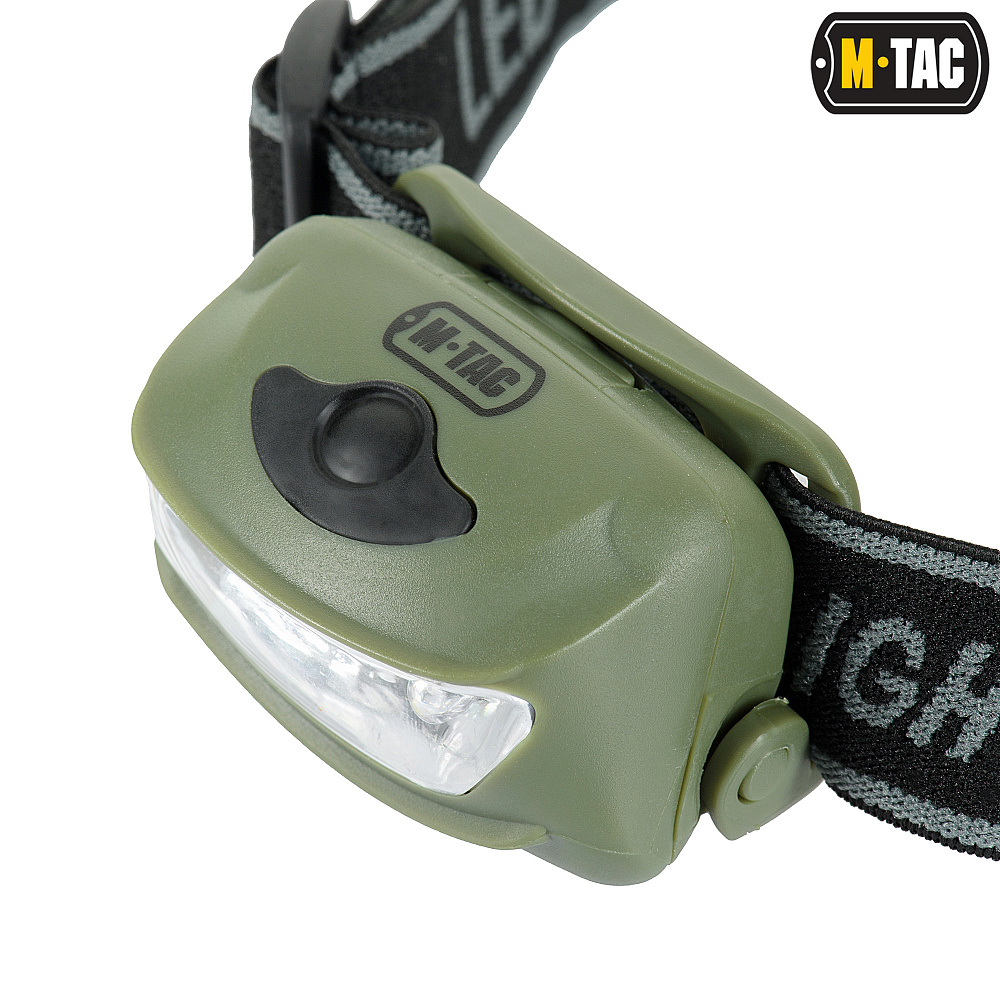 Ліхтар налобний M-Tac 5 LED Olive - фото 5