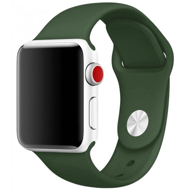 Ремешок силиконовый Sport Band для Apple Watch 38/40/41 мм Army Green (212-00500) - фото 3