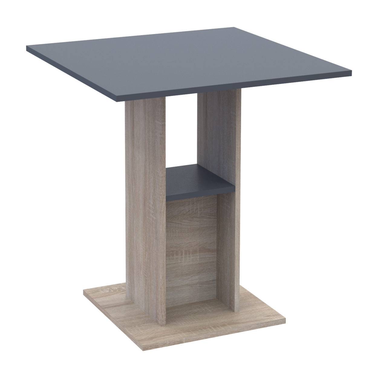 Стол Doros Коуд 70х70х74 см Дуб сонома/Графит (41510132)
