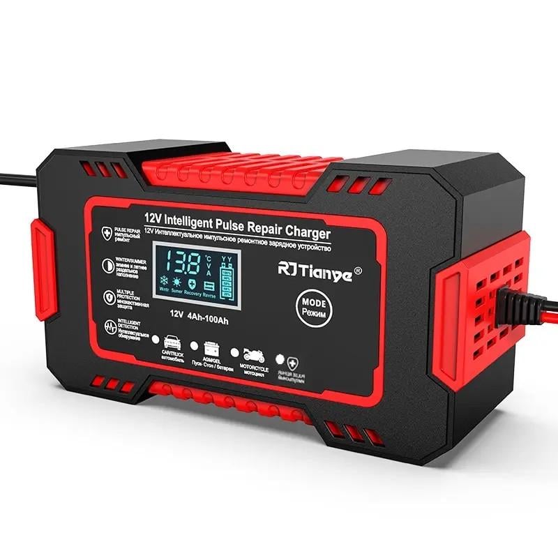 Автомобільний інтелектуальний зарядний пристрій RJ Tianye 12V/6А - фото 10