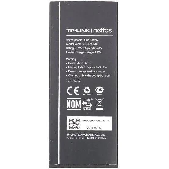 Акумулятор для TP-Link Neffos NBL-42A2200 C5 TP701A TP701B TP701C/E 2200 mAh 3,85V (000003424)