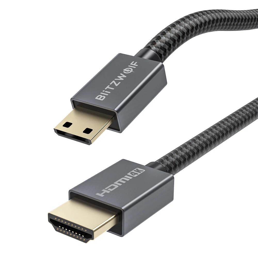 Кабель HDMI-miniHDMI BlitzWolf BW-HDC4 v2.0 1,2 м - фото 3