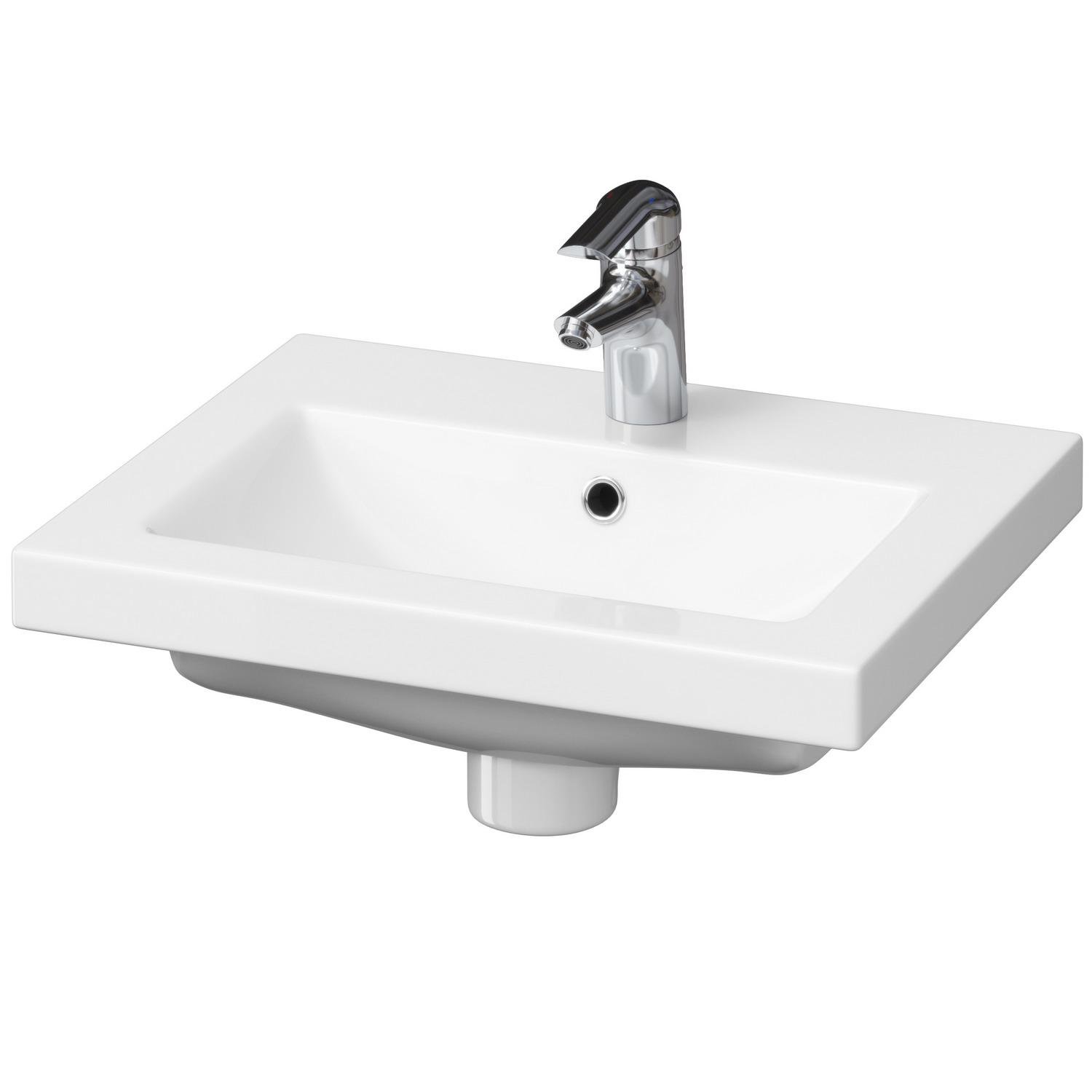 Умывальник мебельный Cersanit Como K32--002-BOX 500x400x155 мм Белый (249262)