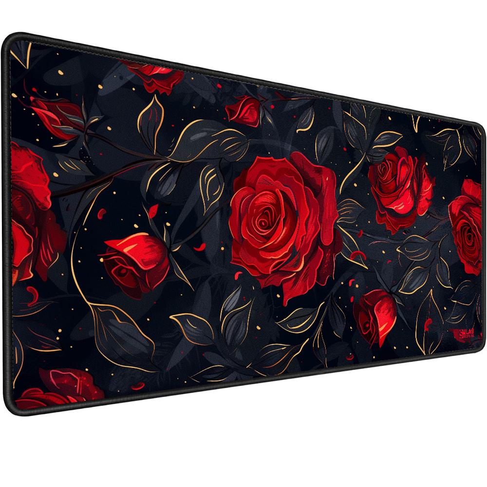 Игровая поверхность SHLab Red Roses with Golden Leaves SHM-967 70x30 см (37885)