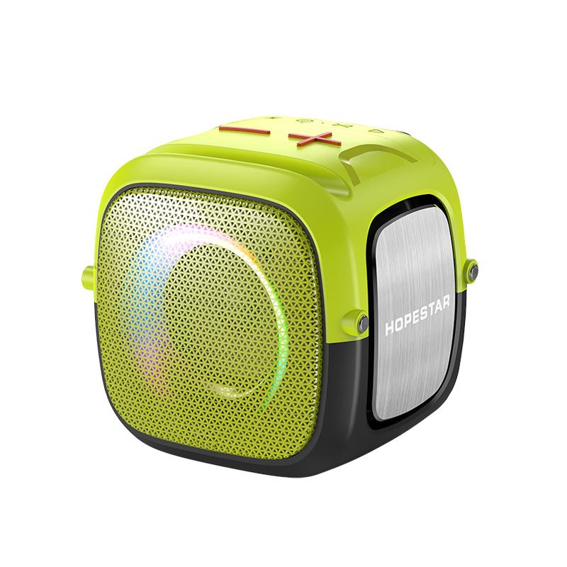 Портативная колонка беспроводная HOPESTAR Party-ONE mini Bluetooth/TWS/MP3/AUX/Mic Зеленый - фото 1