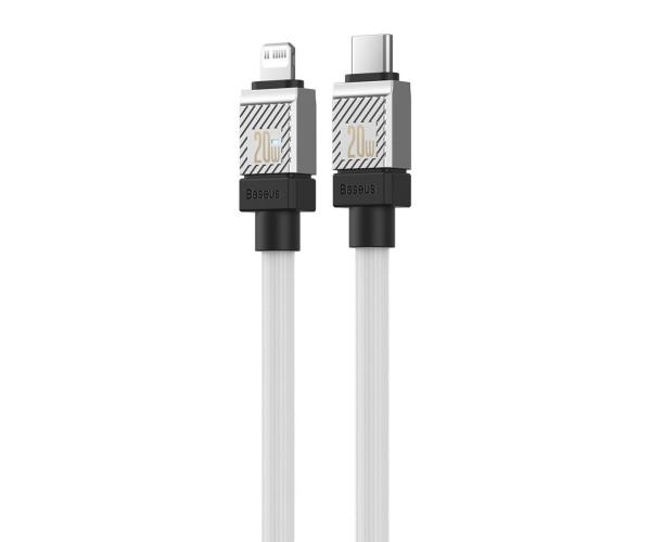 Кабель Data BASEUS CoolPlay Series Fast Charging Cable Type-C-Lightning 20W 2 м White (06CAKW000102) - фото 2 Кабель Data BASEUS CoolPlay Series Fast Charging Cable Type-C-Lightning 20W 2 м White (06CAKW000102) - фото 2