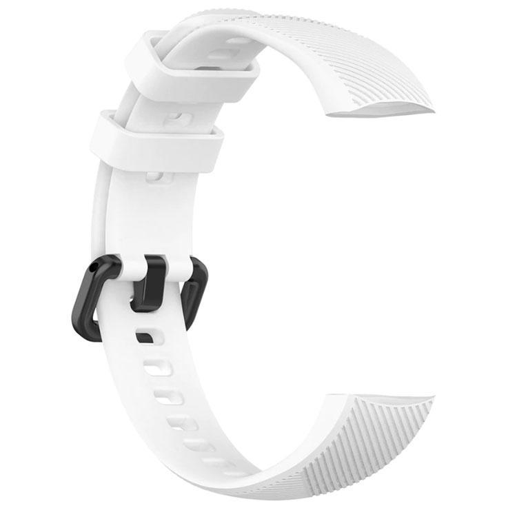 Силіконовий ремінець Primo для фітнес-браслету Huawei Honor Band 4/5 White (1057658863) - фото 3