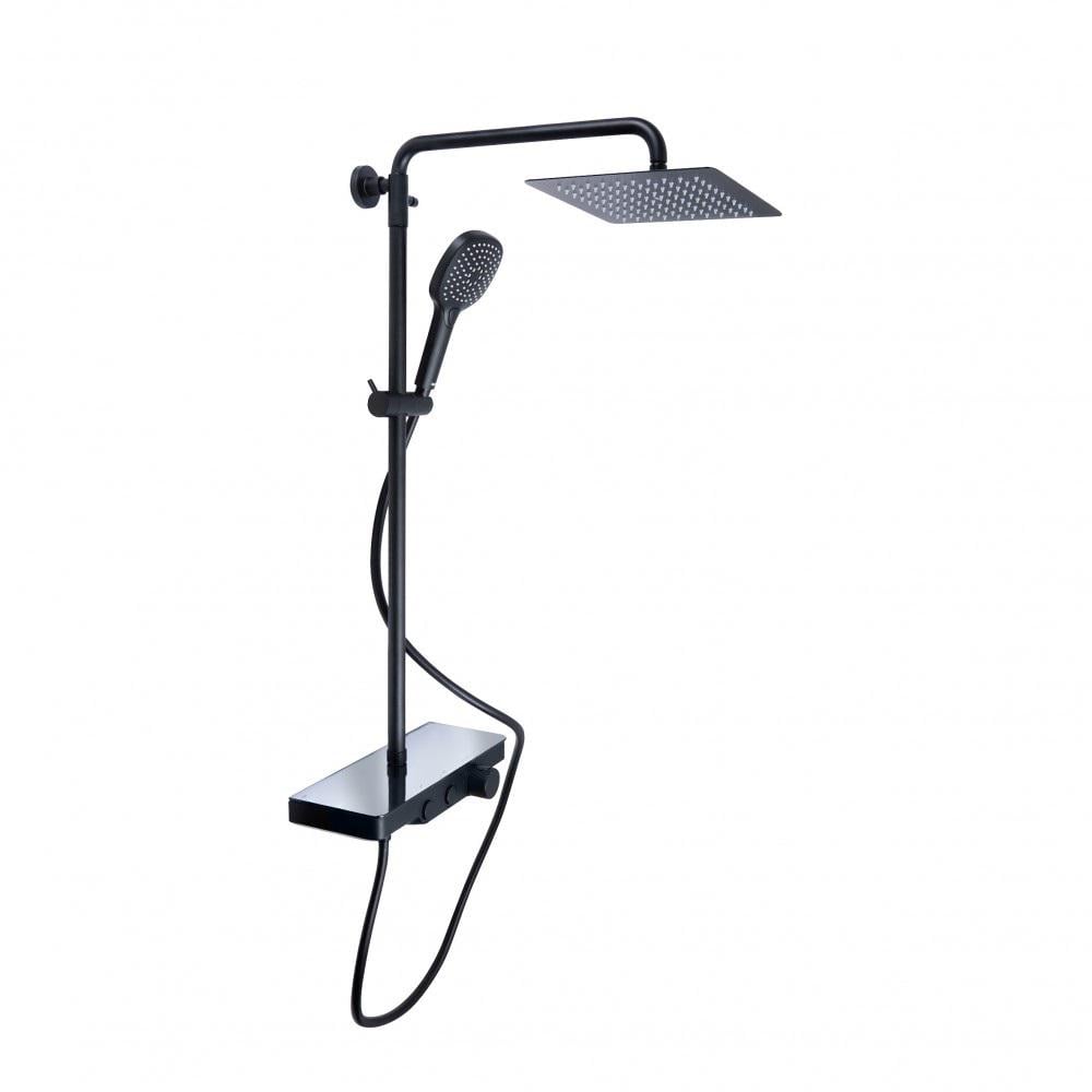 Душевая система Qtap Sloup QTSL57T105VNKBB Black Matt