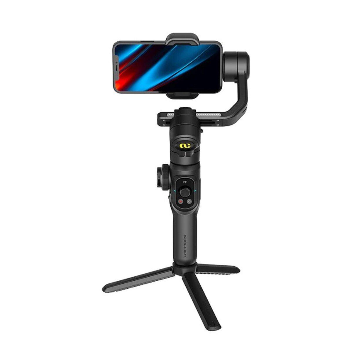 Стабілізатор тривісний стедикам Aochuan Professional Gimbal Stabilizer для Smartphone Smart S2 Black (Aochuan-SmartS2-B) - фото 4