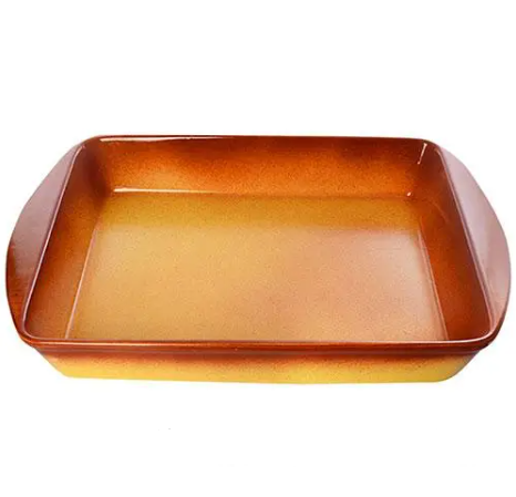 Форма для запікання керамічна Firex 353348 Ethno Organic 47х29х6,5 см (NA005190)