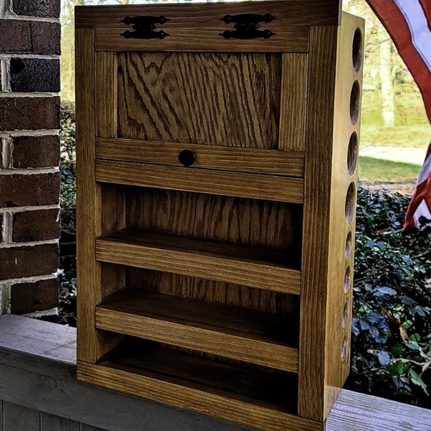 Органайзер для рибальських снастей із дерева Сантарі Мускат (ОДБ-002007)