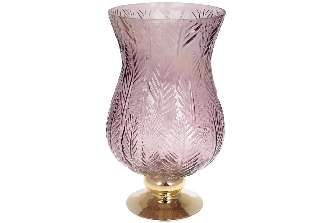 Ваза стеклянная BonaDi Розалин 35 см (591-242)