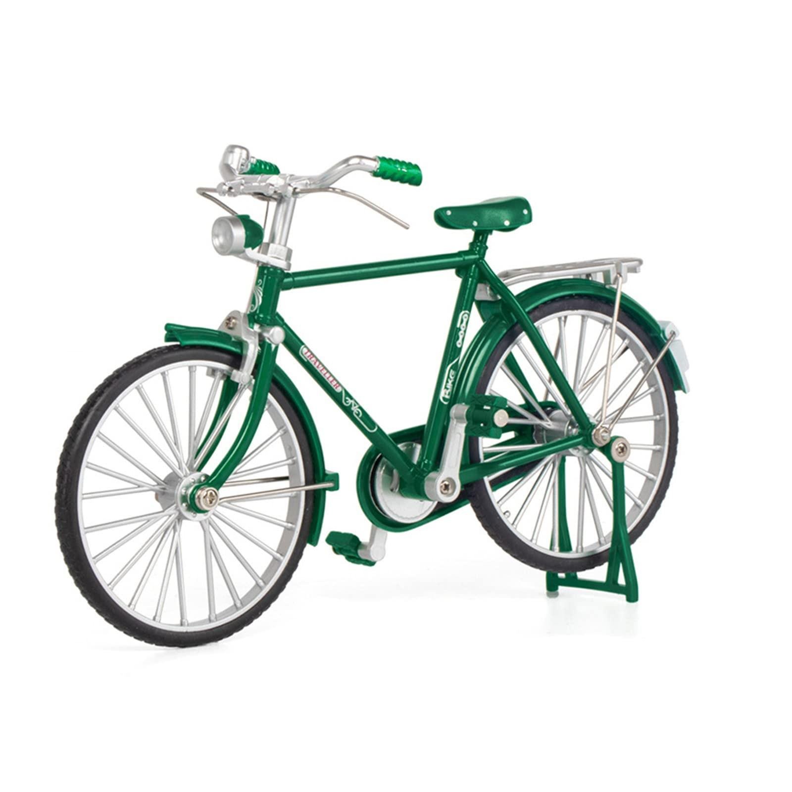 Колекційна збірна мінімодель велосипеда ArtesRide 1:10 з рухомими елементами Зелений (2076)