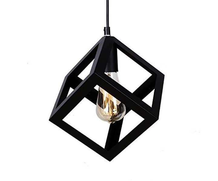 Подвесной светильник LOFT POLYEDRA CUBE Черный (ЕД_13-00-997)