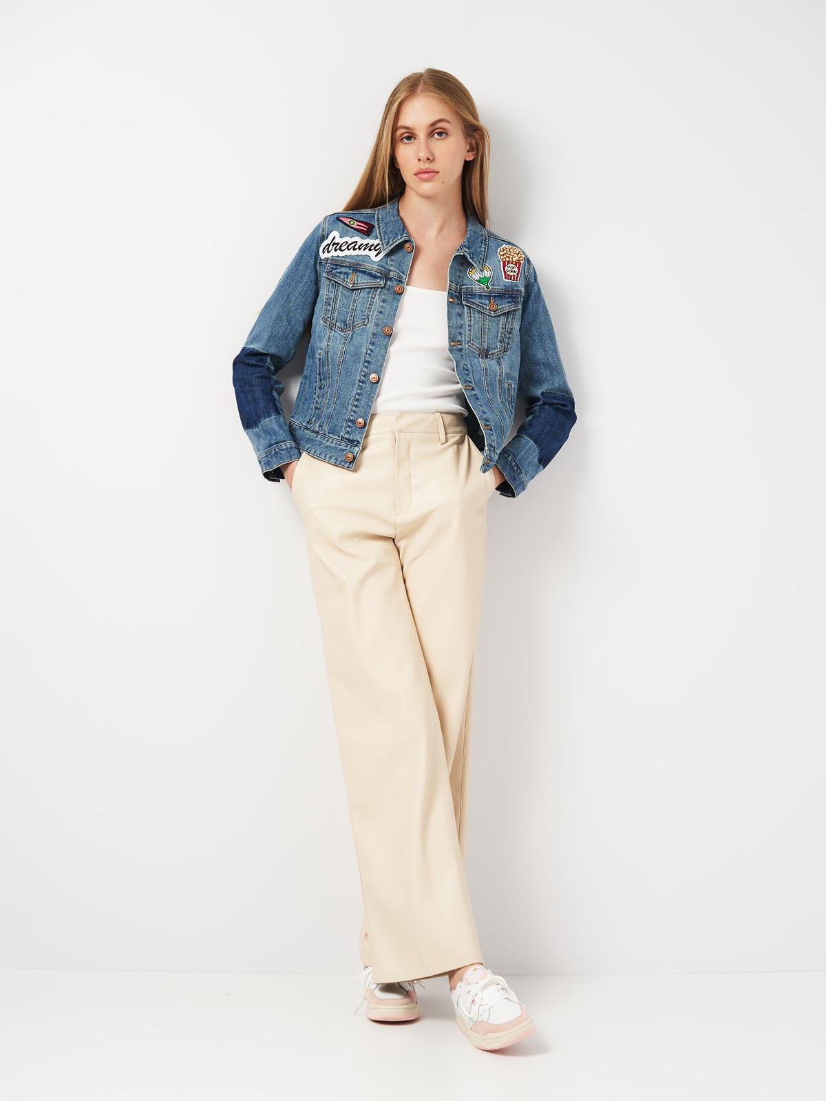 Жакет джинсовий р. 38 Синій (2001062ral) - фото 3