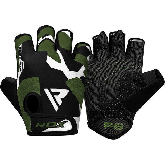 Рукавички для фітнесу RDX F6 Sumblimation XXL Black/Green (3070022192)