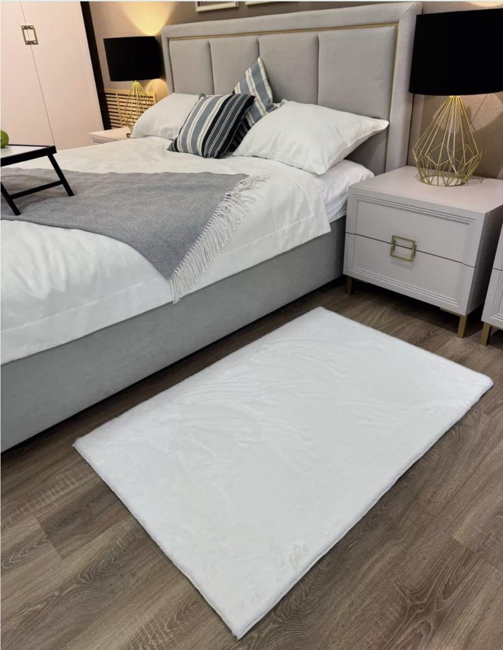 Ковер 120х180 см Белый (Д-am-norka-004-03)