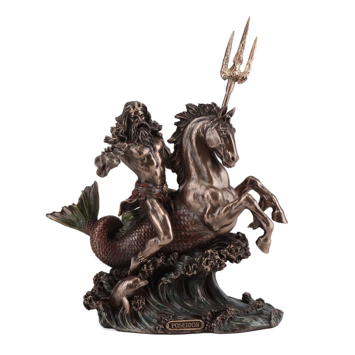 Статуэтка VERONESE Посейдон с трезубцем 28,5 см
