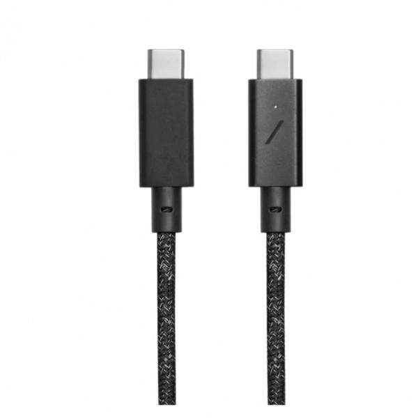 Кабель синхронизации Native Union Desk 2.4m Cable USB-C to USB-C, Cosmos Black (DCABLE-C-CS-BLK-NP) - фото 2