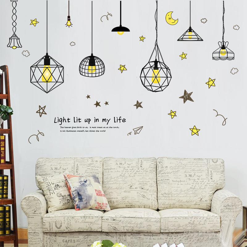 Наклейка интерьерная на стену Green Life Лампы 99х144 см (XL7230) - фото 5 Наклейка интерьерная на стену Green Life Лампы 99х144 см (XL7230) - фото 5