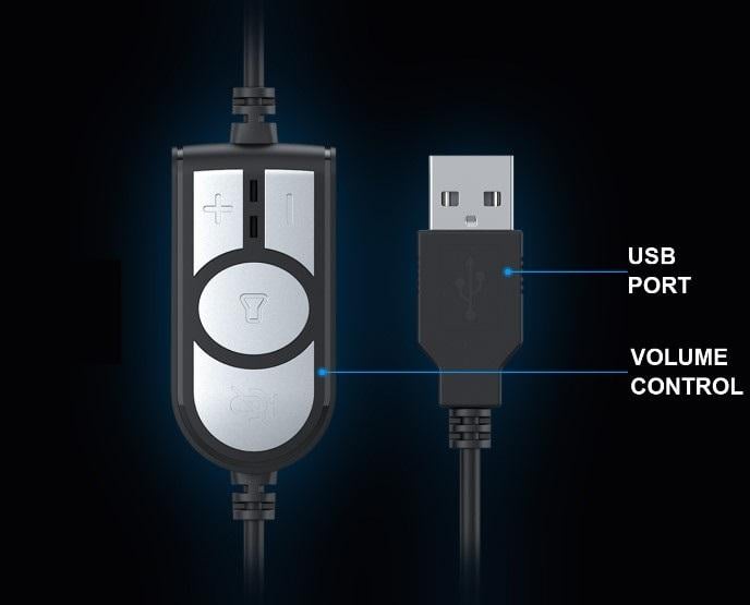 Навушники ігрові з мікрофоном Havit HV-H213U Plug USB 7,1 (46371) - фото 3