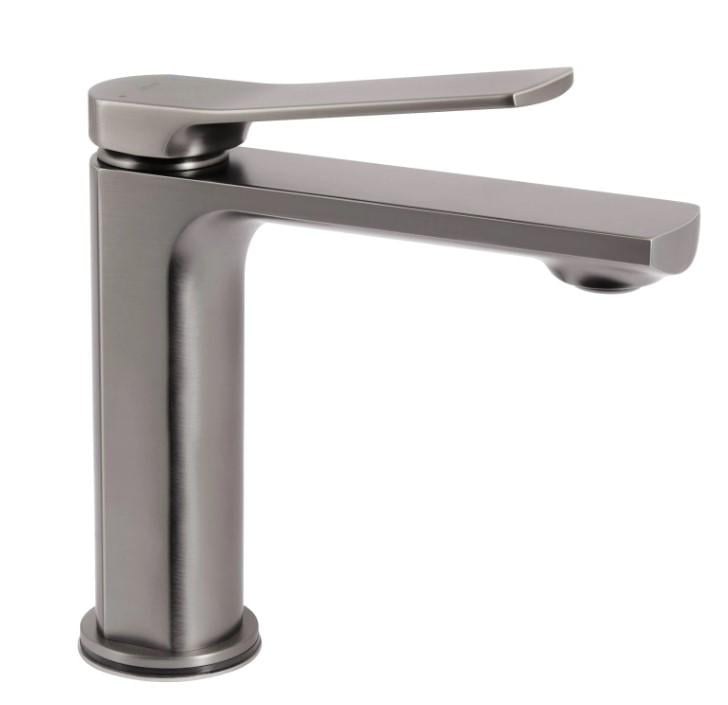 Смеситель для раковины Qtap Slavonice QTSLA270GMB45924 Gunmetal Black PVD (56011)