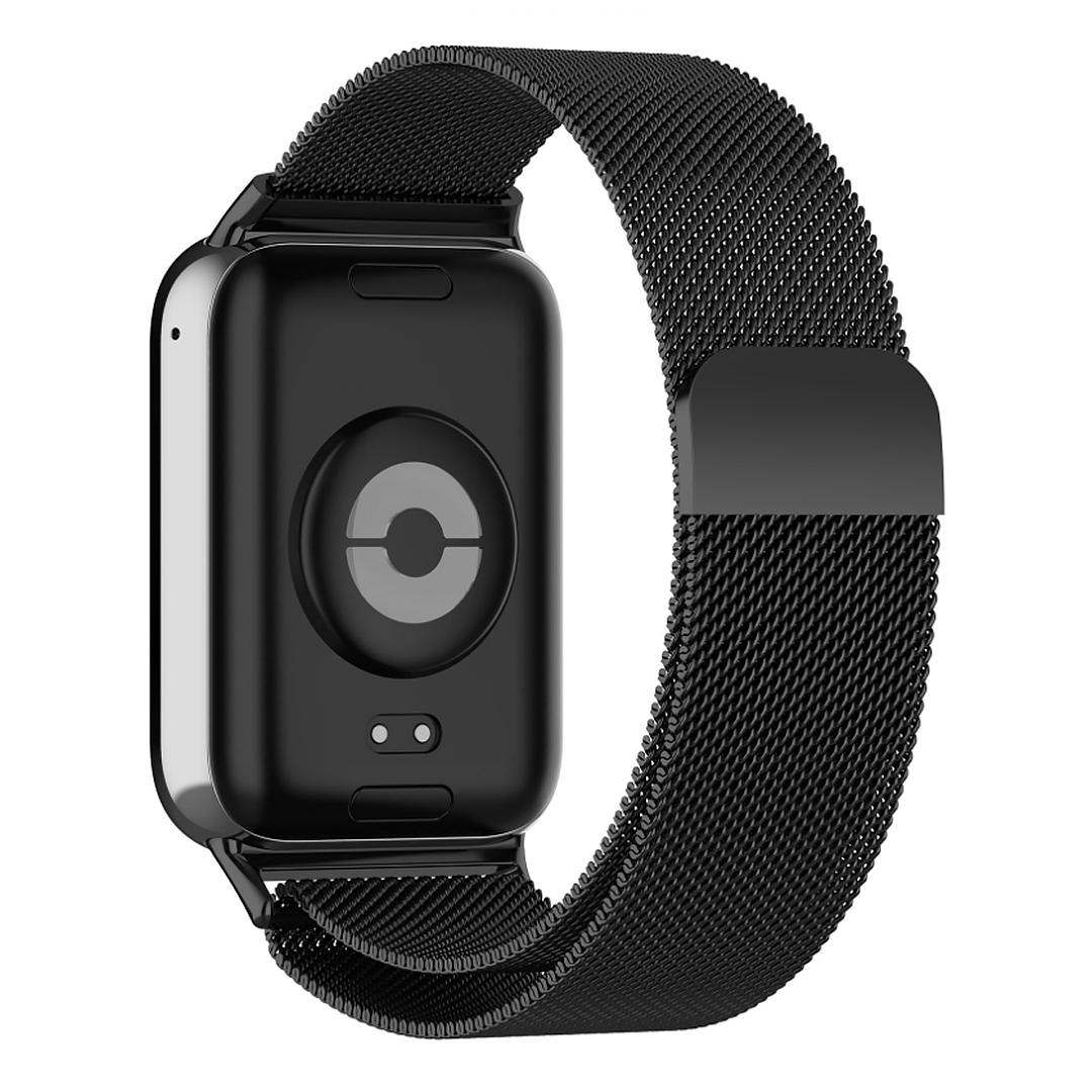 Ремінець металевий Milanese Loop для Xiaomi Smart Band 8 Pro Black (ECR_8515) - фото 3