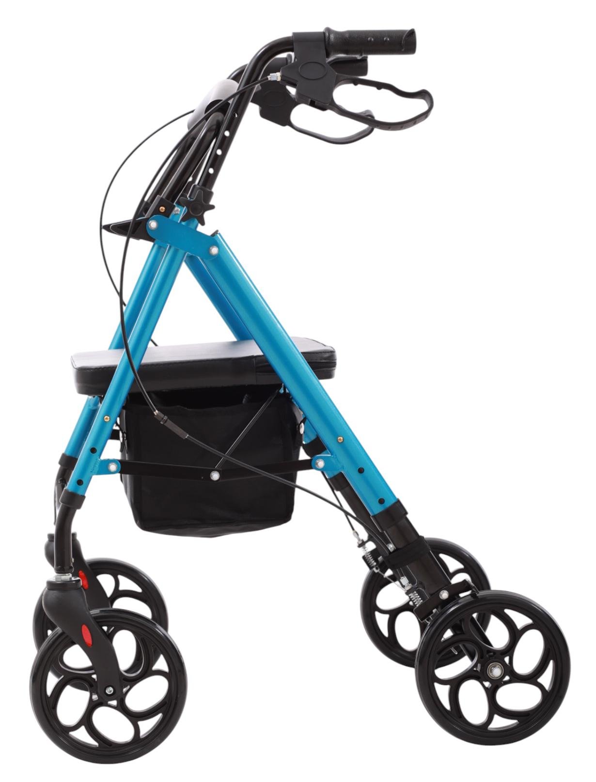 Ролатор алюминиевый MED1-KY9158L-8 облегчен с регулировкой высоты сиденья (MED1-KY9158L-8) - фото 5