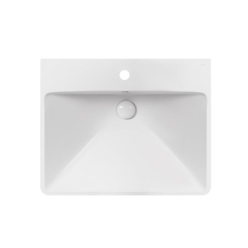 Раковина Q-tap Albatross D з донним клапаном White (QT01115060DW)