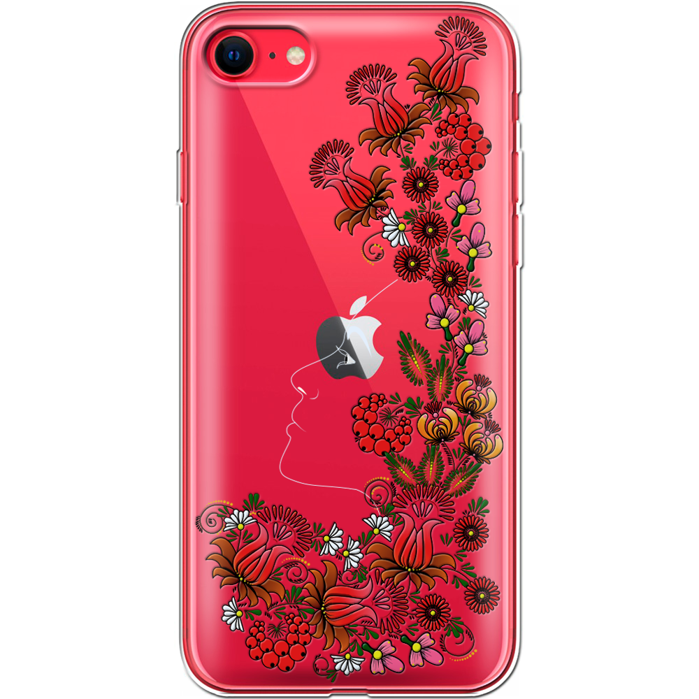 Чехол BoxFace Apple iPhone 7/8 SE  2020 3D Ukrainian Muse Прозрачный силикон (26205-bk64-26205)
