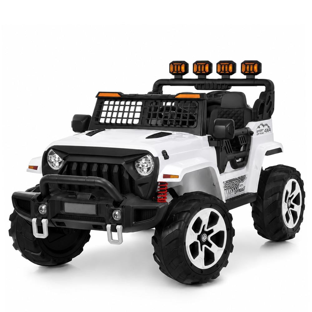 Детский двухместный электромобиль джип Bambi M 6380EBLR-1 24V Белый (1876992709)