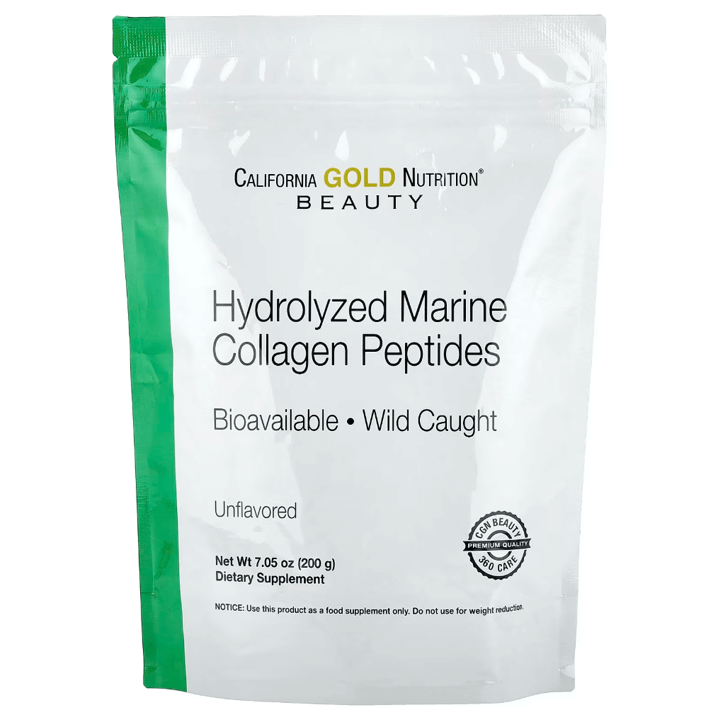 Колаген California Gold Nutrition Hydrolyzed Marine Collagen Peptides 200 г (CGN-01863) Колаген California Gold Nutrition Hydrolyzed Marine Collagen Peptides 200 г (CGN-01863)