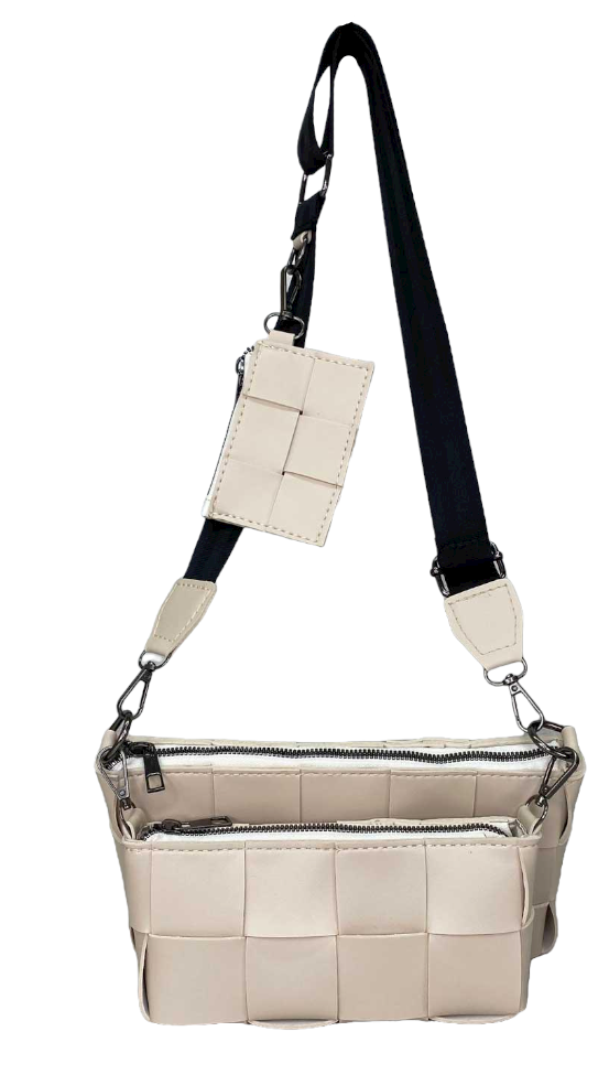 Сумка женская Welassie кросс-боди экокожа Бежевый (wel-63709)